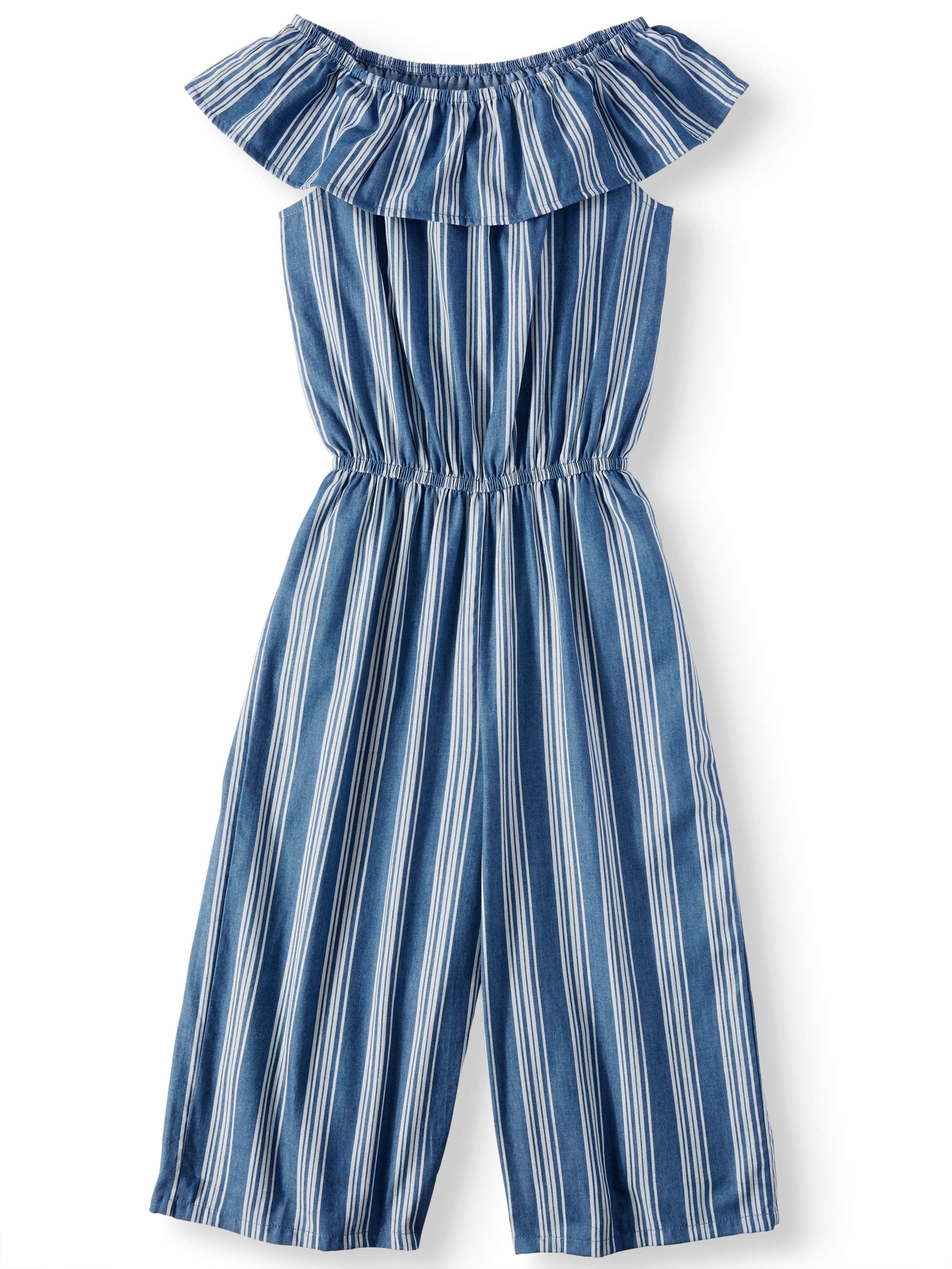 denim gaucho jumpsuit