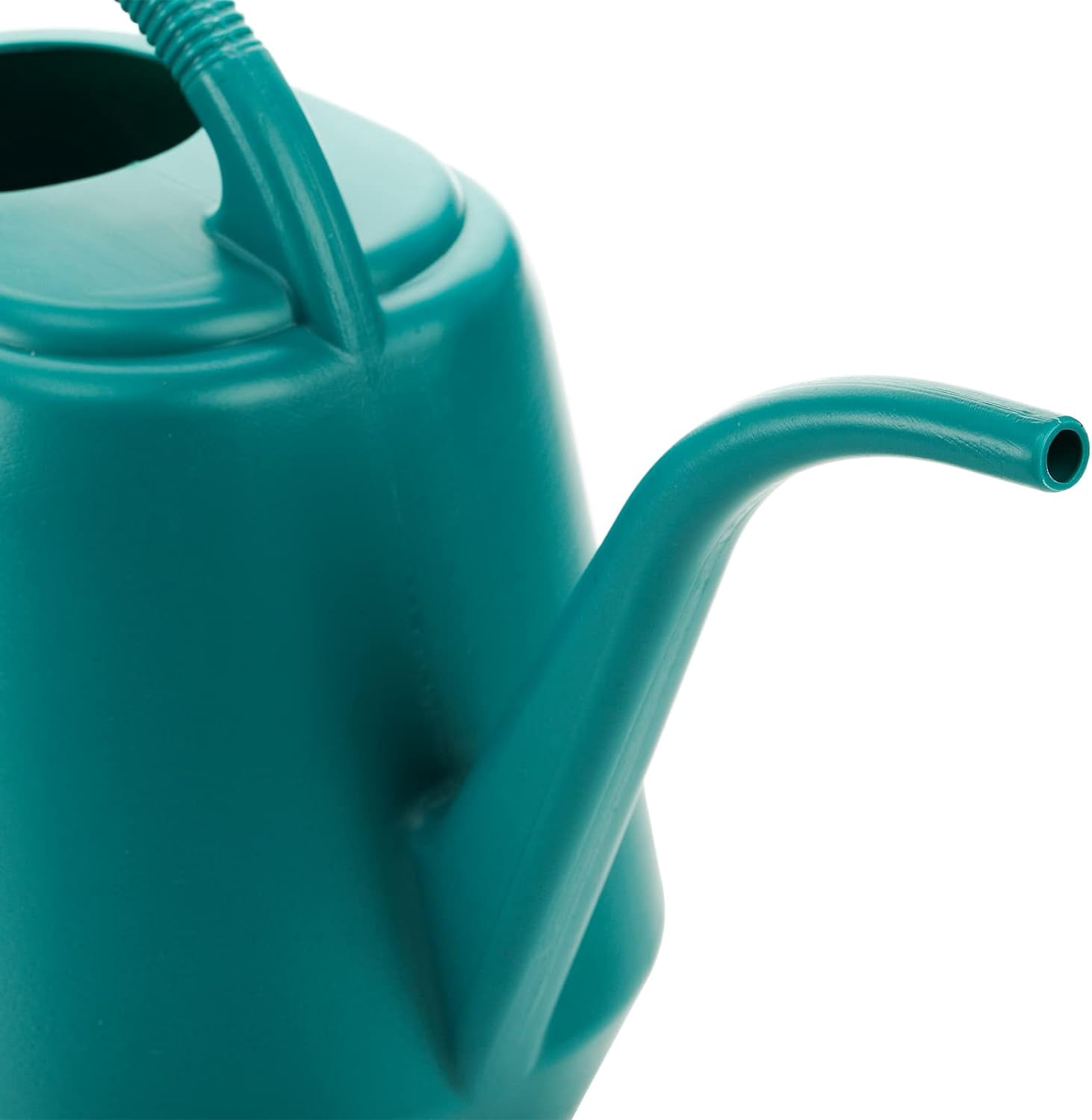1-Gallon Plastic Watering Can with Comfortable Handle, Garden Cans Long Spout for Indoor Outdoor Plants (Green)