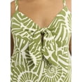 thumbnail image 4 of Sofia Jeans Women's and Women's Plus Tie Front Maxi Dress, Sizes XS-4X, 4 of 6