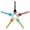 Multicolor, variant on ParaPull 5-Pack (Black) - Premium EDC Heavy Duty Nylon Paracord Zipper Pulls