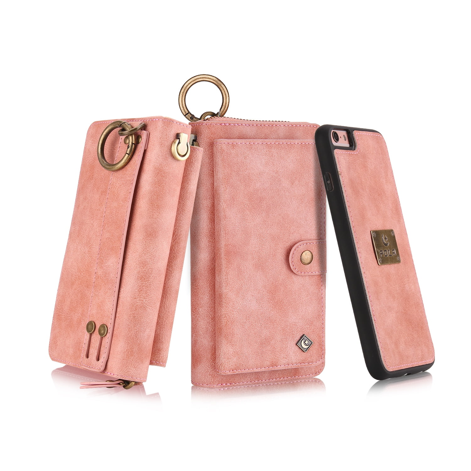 IPhone 7 8 Wallet Case Alleytech Girls Women Magnets Detachable Zipper iphone-7-8-wallet-case-alleytech-girls-women-magnets-detachable-zipper