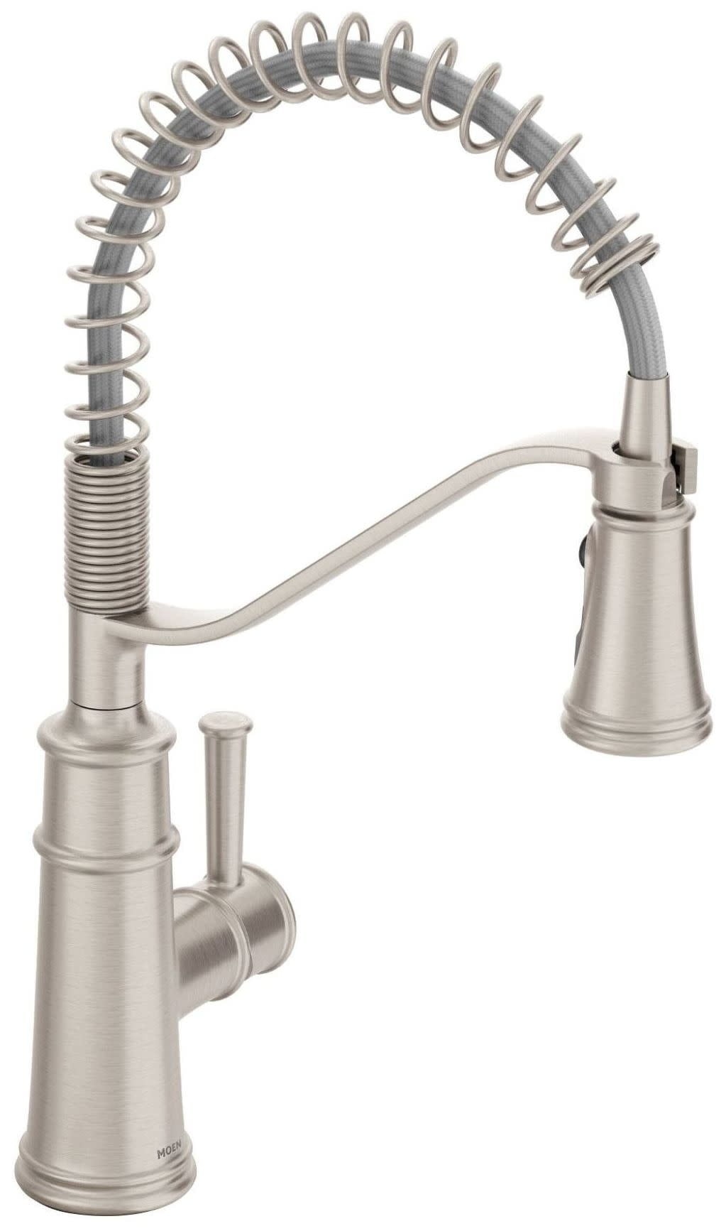 Moen 5927ORB Belfield 1.5 GPM Single Hole Pre-Rinse Pull Down Kitchen Faucet - Bronze