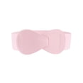 thumbnail image 1 of Cinturón elástico de cuero sintético con hebilla en forma de 8 Inspire Chic para ajustar la cintura de dama, medida de cintura: 37"/93.5cm-49"/124cm, color rosa claro, 1 of 6