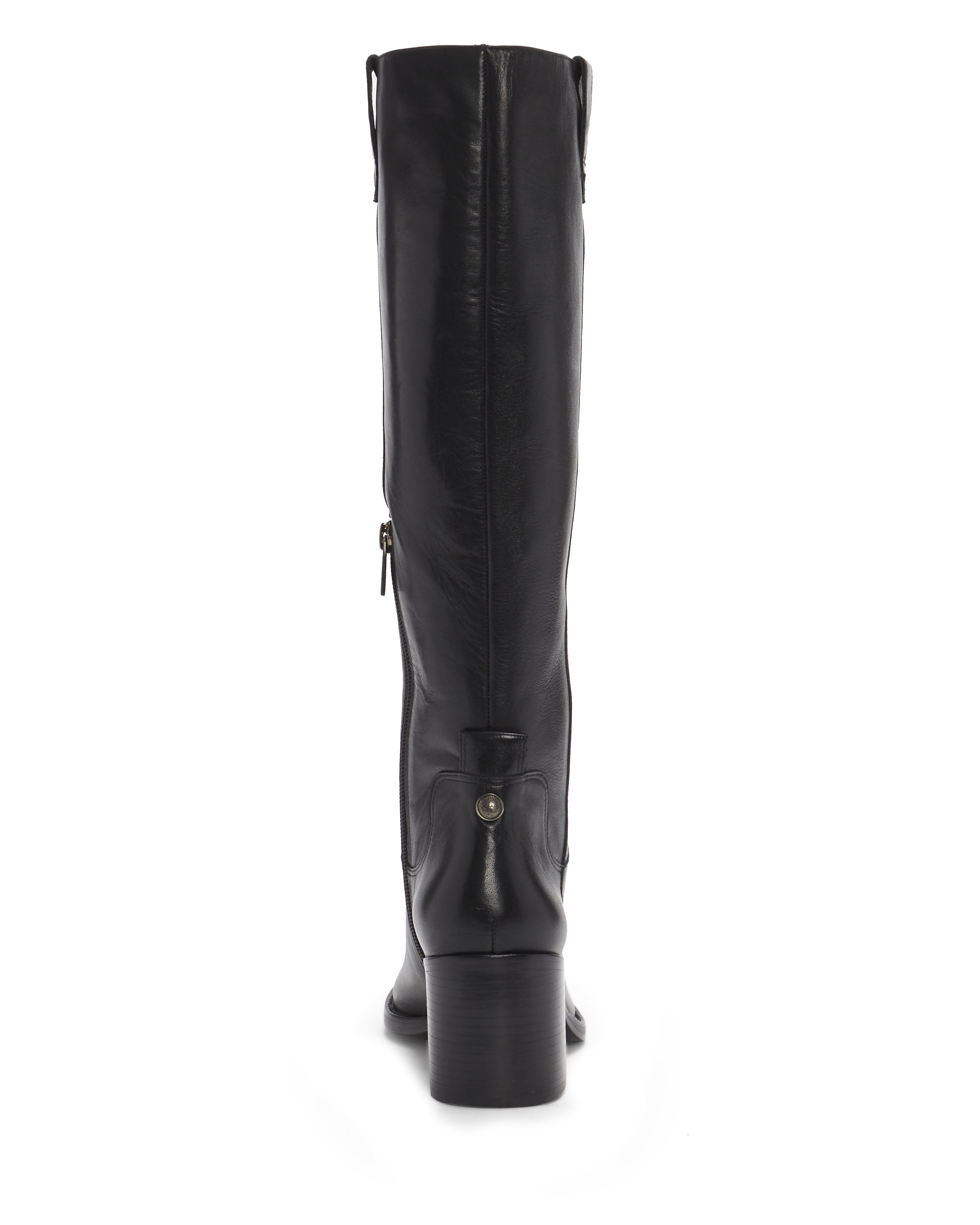 Vince Camuto Zemmy Black Leather Knee 