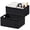 Black-2pack Large, variant on 3 Pack Wicker Basket  13.4l*8.3h*7.1w Inch Woven Paper Rope Storage Baskets For Shelves Foldable Rectangular With Handle Organizing Dark Brown