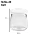 thumbnail image 2 of ACDANC 6Pcs/6oz Glass Yogurt Jars with Lids,Pudding Glass Jars,Mini Yogurt Dessert Clear Glass Jar,Container for Jello/Honey/Jam/Mousse/Cake/Milk,Party,Gift, 2 of 7