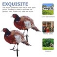 thumbnail image 3 of Animal Statues Pheasant Garden Decoration Stake Ornamental, 3 of 6