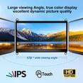 thumbnail image 4 of HOWENS 7 Inch Portable Monitor 1024x600 IPS HDMI Small Display 800:1 60Hz for Raspberry Pi 5 4B 3B DIY Electronics Project Smart Home Dashboard Media Center Second Screen, 4 of 7