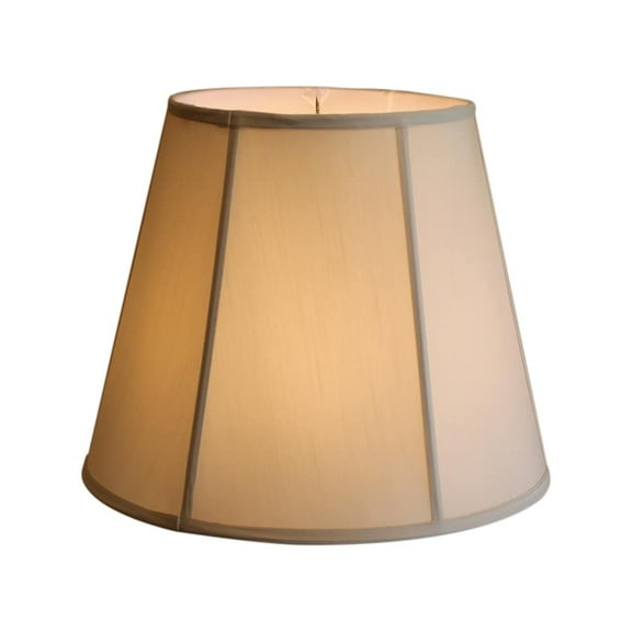 Home Concept Inc Classics Brass 17'' Linen Bell Lamp Shade
