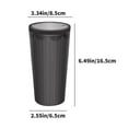 thumbnail image 3 of Bathroom Trash Can Mini Car Garbage Bin 550ML Large Capacity Cup Shaped Garbage Bin Comes With 2 Rolls Of Garbage Bags, 3 of 6