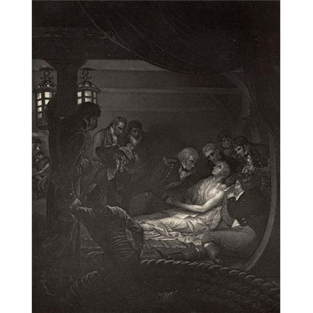 nelson posterazzi poster 1805 horatio 1758 viscount lord death material