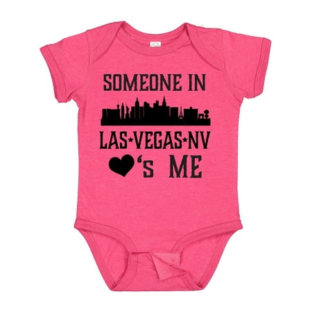 

Inktastic Las Vegas Nevada Someone Loves Me Skyline Gift Baby Boy or Baby Girl Bodysuit