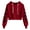 Red, variant on LEAVINGSUO Women's Sweatshirt Hoodie Fall Winter Fashion Casual,Womens Letters Long Sleeve Hoodie Sweatshirt Pullover Tops Blouse