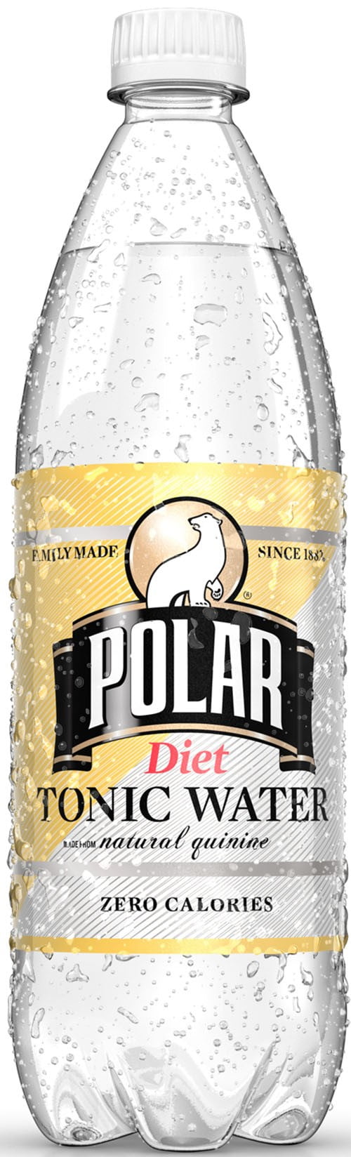 Polar Diet Tonic Water, 1 Liter, 12 Bottles