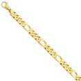 thumbnail image 1 of 14K Yellow Gold 9.2mm Polished Fancy Link Bracelet, 1 of 2