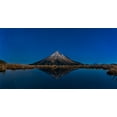 thumbnail image 2 of Shi, Fei 18x11 Black Ornate Wood Framed with Double Matting Museum Art Print Titled - Mt Taranaki, 2 of 4