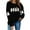 Black, variant on Halloween Sweatshirts for Womens Crewneck Ghost Printed Shirts Fall Winter Long Sleeve Sweaters Casual Blouses Loose Sweatshirt Pullover Top Halloween Costumes