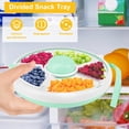 thumbnail image 2 of Contenedor giratorio para bocadillos para niños con correa de mano y 2 clips, contenedor reutilizable para bocadillos, caja giratoria para bocadillos de 360°, paquete de contenedor giratorio para, 2 of 7