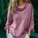 thumbnail image 2 of Camisetas para mujer,Suéter informal de manga corta con cuello redondo para mujer, ligero y suave, con estampado, para uso diario en primavera y verano, sopatenor, 2 of 8