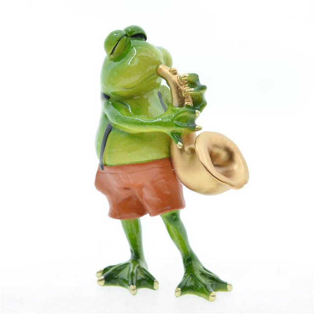 Estatuas de ranas, escultura de animales, adorno para el hogar, habitación, patio, césped, accesorios de Gloria Frog Figures