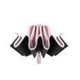 thumbnail image 1 of Soidarity Paraguas de mujer impermeable 3 pliegues portátil al aire libre sol lluvia vinilo reflectante sombrilla 10 costillas protector solar Personal carpas Rosado Soidarity OD029055-02, 1 of 6