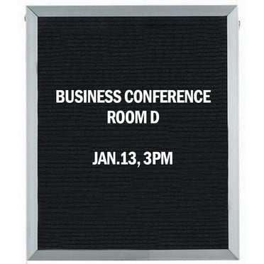 Aarco BOFD3024. Framed Letter Board Message Center