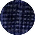 thumbnail image 1 of Ahgly Company Indoor Round Abstract Blue Modern Area Rugs, 3' Round, 1 of 4