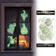 thumbnail image 2 of Qarigey Pegatina luminosa de Halloween extraíble reutilizable de moda realista Festival calcomanía decorativa ventana Bar decoración regalo Disfraces de disfraces Qarigey AP011775-00B, 2 of 6
