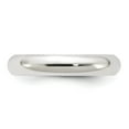 thumbnail image 3 of Bridal QCF040-7 4 mm Sterling Silver Comfort Fit Band, Polished - Size 7, 3 of 5