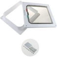 thumbnail image 3 of 4 Way Locking Cat Door, Lockable Cat Flap Doors for Cats and Small Dogs, Installing Easily, Suitable for Glass, Wooden, Brick, Metal Door and Window, Transparent, 3 of 7