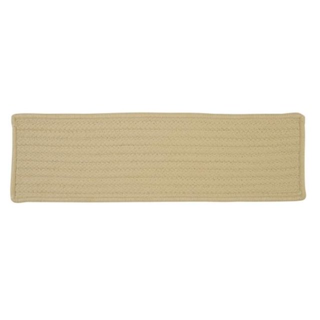 Colonial Mills H182A008X028SX Simply Home Solid - Linen Stair Tread - single Rug