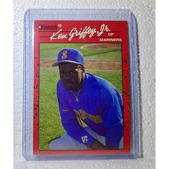 Ken Griffey Jr. 1990 Donruss MLB #365 Baseball Card Seattle Mariners