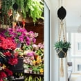 thumbnail image 3 of Retractable Plant Hanger,Plant Pulleys for Hanging Plants,Easy to Raise and Lower,Auto Lock,Heavy Duty, Adjustable Hook for Garden Baskets Pots,Birds Feeder, 2 Pack, 3 of 8