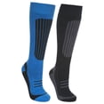 thumbnail image 1 of Trespass Mens Ski Socks 2 Pack Longer Length Socks Langdon II, 1 of 2