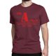 thumbnail image 1 of Camiseta divertida con la letra del Equipo A para hombre y mujer, cuello redondo, algodón puro, manga corta, ideal para regalar., 1 of 6