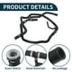 thumbnail image 4 of Manguera del radiador de Unique Bargains, manguera de calefacción del radiador, manguera de salida del radiador No. 5M518274AD/31368045 para Ford Focus 2007-2014, tubo de agua de goma negra 1 Pc, 4 of 6