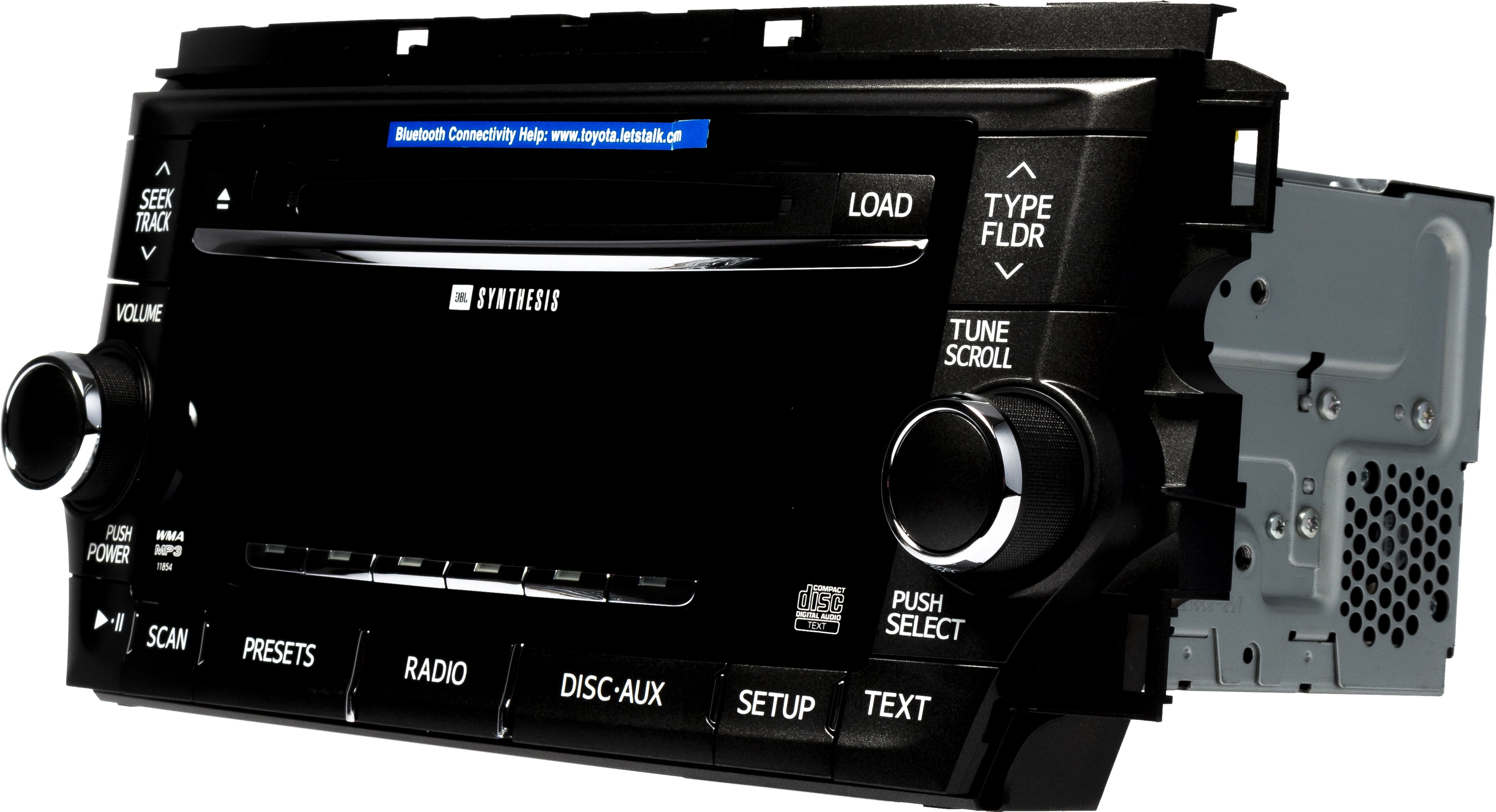 Restored 2011-12 Toyota Avalon AMFM Radio Single Disc CD MP3 Player 8612007120 Face 11854 (Refurbished)