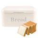 thumbnail image 1 of Vintage Bread Box Cupboard Iron Snack Box Desktop Storage Box White, 1 of 5