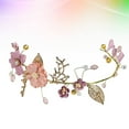 thumbnail image 6 of Wedding Headband Gold Leaves Flowers Bridal Headpieces Headwear Hair Accessory for Women Girls, 6 of 7