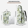 thumbnail image 3 of 2 Racquet Holder Tennis Backpack Tennis Racket Covers Gym Bags Stylized Birds, 3 of 8