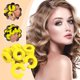 thumbnail image 2 of Rizador de esponja tipo C sin calor Fluffys Styling Curling Curls Slacker Sleep Big Wave Rizador de pelo, 2 of 6
