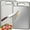 Gary-Brick and Stone Pattern--Style 3, variant on Stainless Steel Cutting Board for kitchen Non Toxic, BUSATIA Double Sided 304 Stainless Steel & Wheat Straw Chopping Board, 14.4"*9.8",Separately Handle Meat and Vegetables, Dishwasher Safe