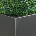 thumbnail image 2 of Wallowa Tall Outdoor/Indoor Planter Box, Rectangular, 14x14x30 Inches, 35 lb, Gray Metal, 2 of 6