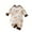 J-Brown Dino, variant on Bellafa Newborn Baby Boys Cotton Romper Onesies Infant Long Sleeve One-Piece Toddler Button Jumpsuits Fall Spring Outfits