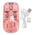 thumbnail image 2 of Gaming Mouse Dual Mode, Transparent RGB Lighting Mouse with 2.4G BT5.0, 3 Speed Sensor, 3000FPS, 400mAh for Home Office, 2 of 7