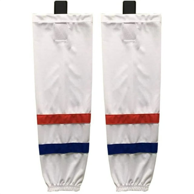 Unisex White Series Team Color Ice Hockey Socks For Youth To Adult