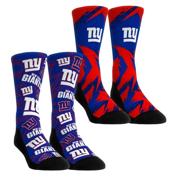 Unisex Rock Em Socks   New York Giants Gameday Two-Pack Crew Socks Set