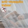 thumbnail image 3 of Bed Mosquito Net, Indoor and Outdoor Canopy Mosquito Net for Single and Double Beds - White (190 x 210 x 240cm), 3 of 5