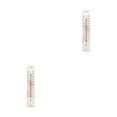 thumbnail image 3 of Speravity Office School Wall Mounted Living ℃ Gauge Instrument Dual Room Meter Units Temperature ℉ Dorm Measuring Bedroom Mostrar como imagen 2piezas, 3 of 6