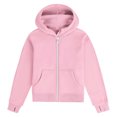 thumbnail image 6 of felwors Girls Zip Up Hoodies Kids Casual Long Sleeve Sweatshirt Fall Jacket with Pockets (Pink,9-10 Years), 6 of 6